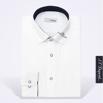 듀퐁(셔츠/타이) [듀퐁]남성 트윌 솔리드 긴소매셔츠 2SM11LS107SWH