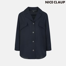 나이스클랍 ADD 단추포인트 카라 블라우스 A222MWB413