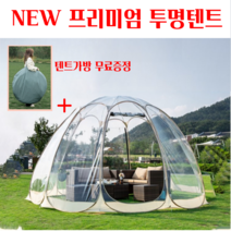 투명돔텐트 투명텐트 투명돔 버블텐트 감성텐트, 2~4인용, 그레이