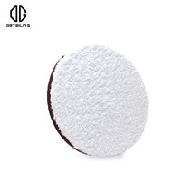 디테일링 화이트 컬러 356 inch 자동차 관리 마이크로 화이버 버핑 스폰지 폴리싱 패드 왁스 애플리케이터, [01] 1pcs  5inch