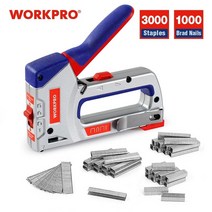 코킹건 전문가용 실리콘건 workpro nail gun manual 스테이플 for 홈, w023020a-4 in 1
