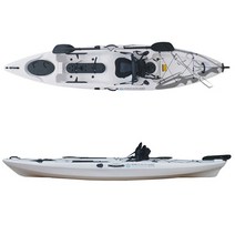 1인승 피싱 카약 레져용 보트 낚시카약 Kayak 카누 배, TAN베이지