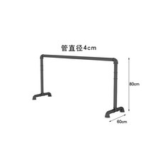 요가 발레 무용바 스트레칭 튼튼한 조립식 발레바, 150x60x80CM블랙