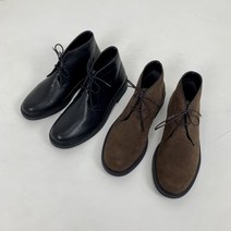남자 베이직 클래식 더비 처카 부츠 슈즈