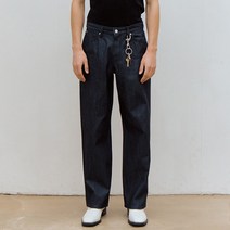 LAB101 RICHARD DARK BLUE RIGID RAW DENIM LM1DRH08DB 133420
