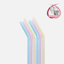 주름빨대 자바라 빨대 7x 25cm 벌크 혼합 10000개