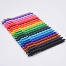 카코 KACO 퓨어 소프트 젤펜 (20가지 컬러펜), 다크브라운(컬러심)