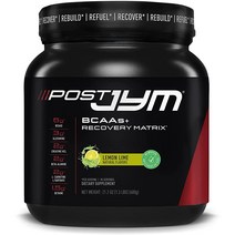 Post JYM 액티브 매트릭스 BCAA 글루타민 크레아틴 HCL 베타알라닌 운동 후 섭취 천연 레몬 라임 맛 30회분 0.6kg, 1개, 기본