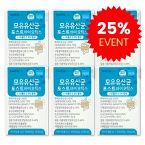 포스트바이오스틱 루테리유산균 듀폰다니스코 원료 모유 프롤린유산균 배양건조물 사균체 30스틱 6통, 6개월분 (2g x 30포 x 6통)