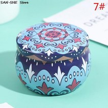 레트로 꽃 깡통 사랑스러운 미니 선물 보석 깡통 상자 쿠키 사탕 차 저장 상자 사탕 선물 케이스 1 개, 27-사진으로