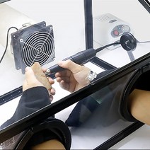 도색부스 도장 갓핸드 스프레이부스 프라모델 피규어, 옵션01 360 높이, 접이식 페인트 스프레이 상자 +