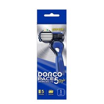 도루코 페이스5스타일 5중날 일회용 면도기, 1개, 1개