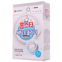 [발포거품이 구석구석] 홈스타 세탁조클리너 버블워시 100g X 2포, 1개