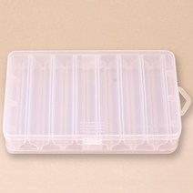 에기케이스 14구 양면형 3개 국내생산 에기태클박스 미노우 문어 쭈꾸미 갑오징어 루어, 1개