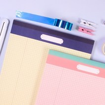 B5 A4 모눈 떡메 옥스포드 노트 2type [떡메모지 FRAISEL 공시, 상세설명 참조, B5 핑크
