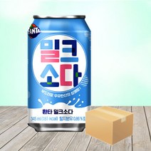 환타 밀크소다 345ml x 24캔/탄산 음료수 암바사