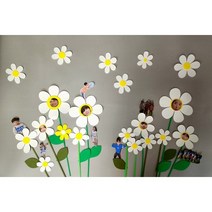 여름환경구성 어린이집 여름환경판 가랜드 포토존 유치원 학교, 핑크데이지