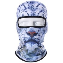 스노우보드헬멧 동물 Balaclava 고양이 개 호랑이 얼굴 마스크 스키 라이딩 스카프 사냥 스노우 보드 낚시 자전거 헬멧 모자 오토바이두건, BNB79