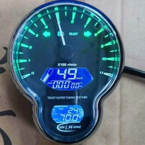 속도 게이지 LCD 디스플레이 배터리 레벨 표시 등 48v-120v 전기 스쿠터 전자 자전거 세발 오토바이 DIY 부, 01 2SCREEN