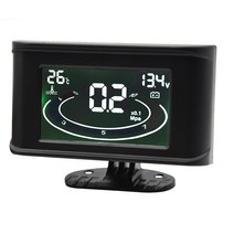 3In 1 LCD 디지털 오일 압력 + 전압계 수온 게이지 자동차 차량용 트럭 9V-36V 10mm 센서 포함, 한개옵션0