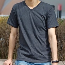 이드로 국산 남여공용 기본 브이넥 반팔 면티셔츠 2매