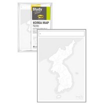 3M 포스트잇 스터디메이트 한국지도 코넬 필기 노트 -72394EA, 상세페이지 참조