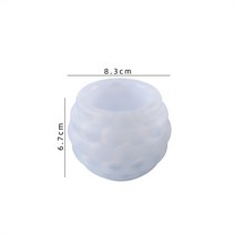 원형 옹기 토기 도자기 대형 소형 옥상 화분 1pc 3d 식물 냄비 금형 실리콘 즙이 많은 꽃 냄비 콘크리트 시멘트 점토 금형 촛불 비누 다각형 수제 금형 만들기, 04