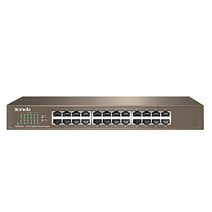Tenda TEG1024D 24포트 기가비트 네트워크 스위치(랙마운트/데스크탑 LAN 스위치 팬리스 플러그 앤 플레이 비관리형) 이더넷 스위치 24포트 LAN 분배기 LAN 분배기 -13766, 고속 이더넷 스위치, 16 포트