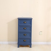 북유럽 미니 협탁 선반 빈티지 복고풍 침대 옆 테이블 C, O