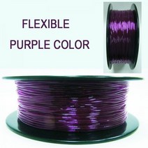 유연한 TPU 3D 프린터 필라멘트 소프트 인쇄 재료 1.75mm 플렉스 caneta diferente 모델링 shimano 미니 인쇄110985, 보라색 500g