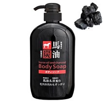 마유 숯 가드름 등드름 바디워시 클렌저 노인냄새제거, 구마유지마유숯바디워시600ml(검정), 600ml