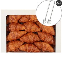 코스트코 미니 버터 크라상 24P + 롱 티스푼 2P 증정, 24개