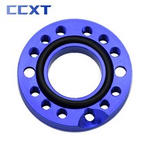 Motorcycle CNC 28mm Carb Adjuster Carburetor Inlet Manifold Spinner Plate Adaptor For atv 호환 KTM Hon, [03] Blue