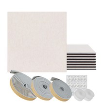 쉬운시공 방음차단제 세트 공부방 셀프 차음 흡음 독서실 자석식, 1개, 방음 잘되는 방마다방음 현관문세트 그레이