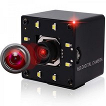 IFWATER 4K 자동 초점 USB 카메라 Ultra HD Sony IMX415 센서 Day & Night Vision 카메라가있는 광각 왜곡 없음 렌즈 컴퓨터 웹캠 지원 대부분, 100 degree no distortion with