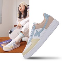 여성용 스니커즈 쿠션 편한 캐주얼 패션운동화 운동화 스니커 Xtep 여성 신발 보드 신발 Air Force One 2023 봄 신발 캐주얼 신발 정품 운동화 흰색 신발 남성 신발