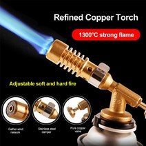 토치 점화기 용접 인두기휴대용 가스 화염 총 Blowtorch 구리 화염 부탄 가스 버너 라이터 난방 야외 캠핑 바베큐 스프레이 건, 협력사, 01 12cm