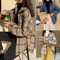 ZANZEA 패션 걸스 여성 코트 격자 무늬 체크 긴 소매 턴 다운 칼라 홀리데이 오피스 아웃웨어 체크 셔츠