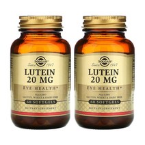 [ 솔가 ] 루테인 20mg 제아잔틴 60정 소프트젤 Non GMO [ 1+1 ]