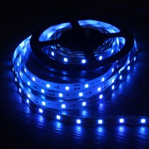 방송조명 유튜브 방송용 링라이트 촬영 조명 장비 제품 5M 2835 RGB LED 스트립 300 DC 12V 레드 그린 블루 웜 화이트 쿨 유연한 SMD 다이오드 694EA 8, Blue