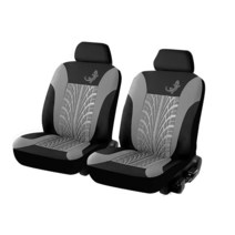 1 + 2 시트 커버 자동차 시트 커버 포드 트랜짓 밴 트럭 트럭 르노용 푸조 오펠 비바로, 2pcs Grey|스페인