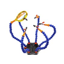 육각 돋보기 거미손 납땜 보조 도구 받침형 거치대 기판 지지대 _ 22092786EA