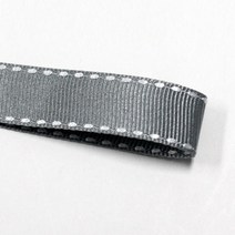 선물포장리본 꽃포장리본 골지 스티치 리본 (폭 5mm 길이90m)(폭 10mm/15mm 길이 45m), 55(그레이)