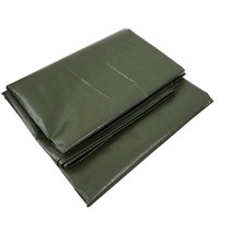 방수포 그라운드시트 방수 천막 최고급지 햇빛차단 340g 야외천막, 카키색