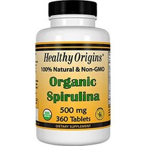 Healthy orgins 유기농 스피루리나 정제 500mg 정제 720정, 360 카운트