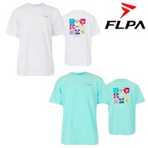 플라이파워 플파 배드민턴 티셔츠 퍼즐 아이스 FP-TS22108WH FP-TS22108MT