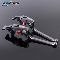 대림 XQ250 브레이크 클러치 레버 핸들 튜닝 악세사리, 티타늄 색상 1 쌍 인쇄 RT3