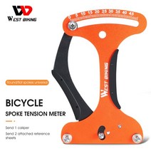 WEST BIKING-자전거 도구 스포크 장력 측정기 MTB 로드 바이크용 검사기 믿을 수 있는 표시기 정확하고, 281 ORANGE
