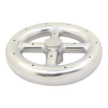 플랫 버너라운드 화덕 버너 링 6 인치 1 개 야외 화로 화재 스토브 액세서리 스테인레스 스틸 304, 한개옵션0