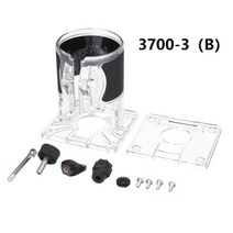 목공 트리머 베이스 밸런스 보드 에지 커터 전기 트리머 기계 전동 공구 makita 배터리 rt0701cworx wu601, B